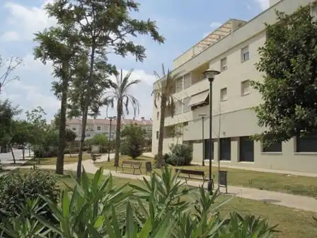 Vista exterior de Pis de lloguer en Málaga amb Aire condicionat, Piscina i Moblat