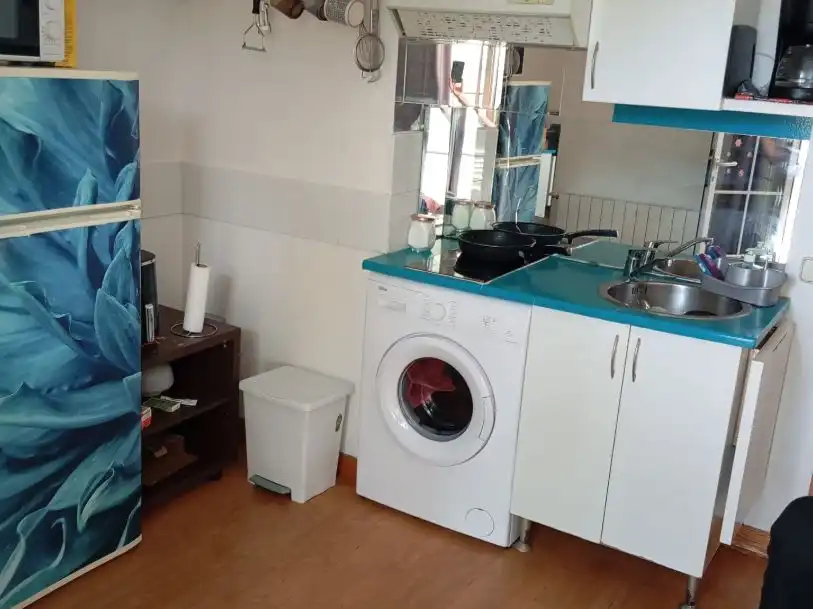 Apartamento de alquiler en Calle Auseva, 58, Hoyo de Manzanares Cocina de Apartamento de alquiler en Hoyo de Manzanares con Calefacción, Jardín privado y Parquet