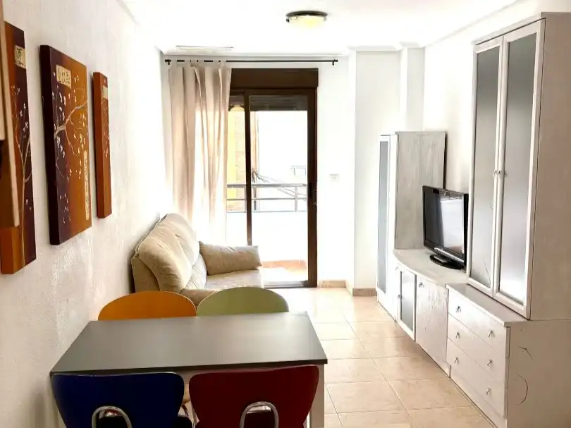 Flat for sale in Calle Francisco Santamaría, 18, Santa Pola ciudad Living room of Flat for sale in Santa Pola with Balcony