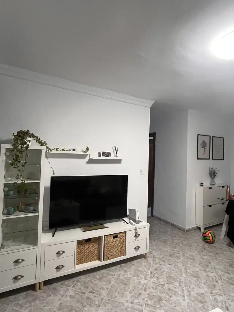 Zimmer in Calle Pedro Espinosa, 34, Camino de Antequera Wohnzimmer von Wohnung zur untervermieten in Málaga mit Klimaanlage, Möbliert und Balkon