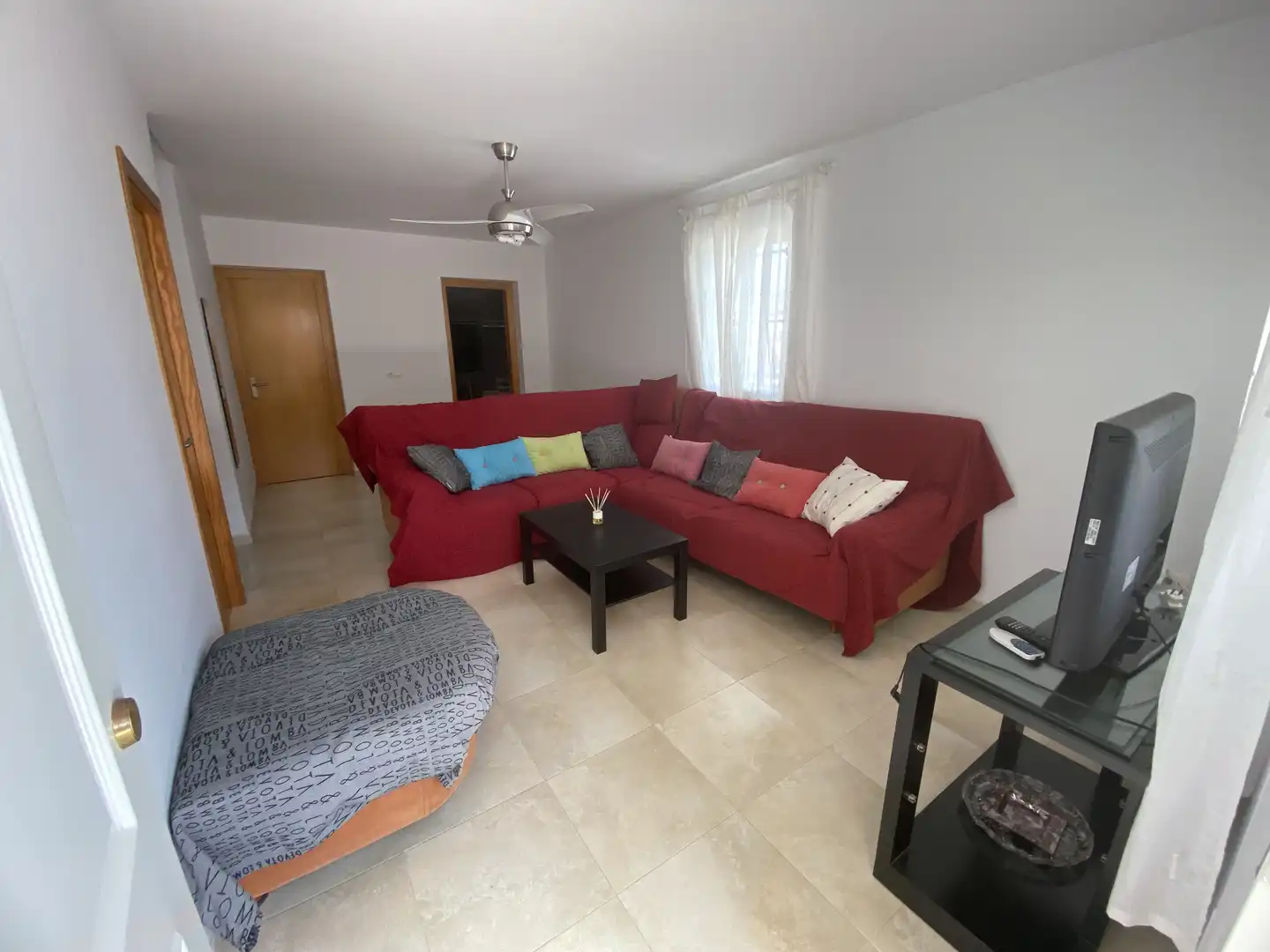 Wohnzimmer von Einfamilien-Reihenhaus zur Miete in Pulpí mit Terrasse, Möbliert und Gemeinschaftsparkplatz