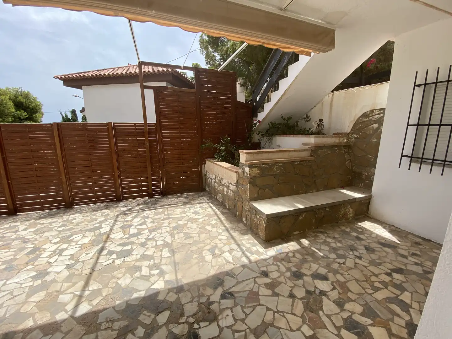 Terrasse von Einfamilien-Reihenhaus zur Miete in Pulpí mit Terrasse, Möbliert und Gemeinschaftsparkplatz