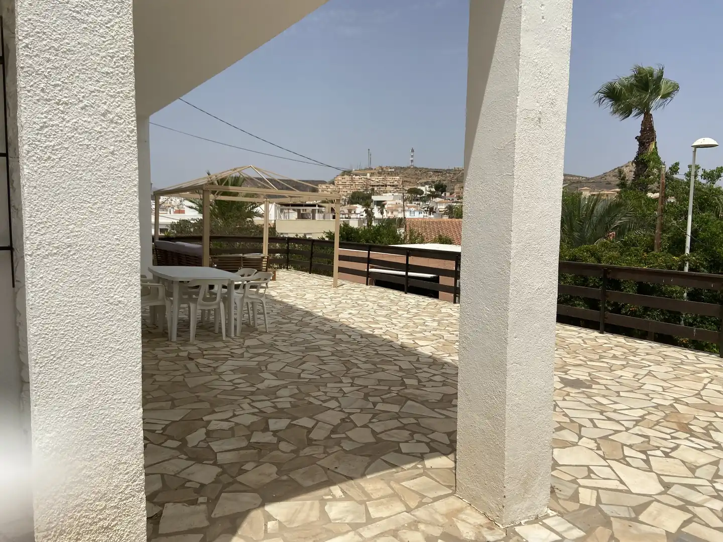 Terrasse von Einfamilien-Reihenhaus zur Miete in Pulpí mit Terrasse, Möbliert und Gemeinschaftsparkplatz
