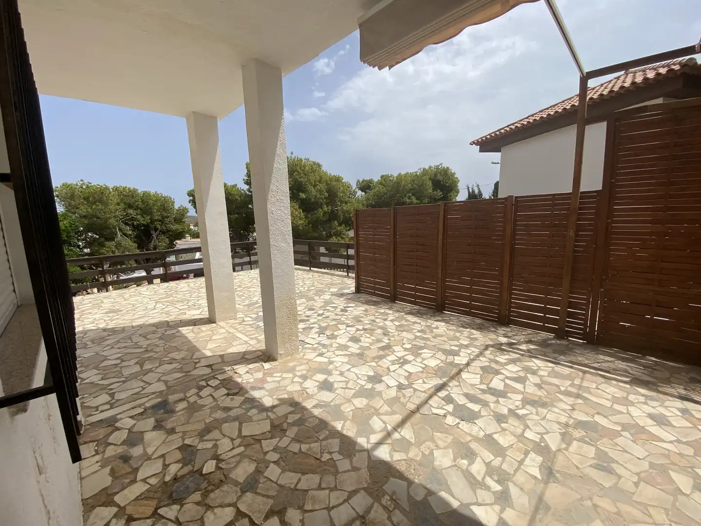Terrasse von Einfamilien-Reihenhaus zur Miete in Pulpí mit Terrasse, Möbliert und Gemeinschaftsparkplatz