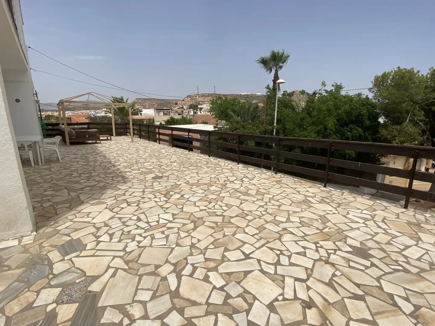 Terrasse von Einfamilien-Reihenhaus zur Miete in Pulpí mit Terrasse, Möbliert und Gemeinschaftsparkplatz