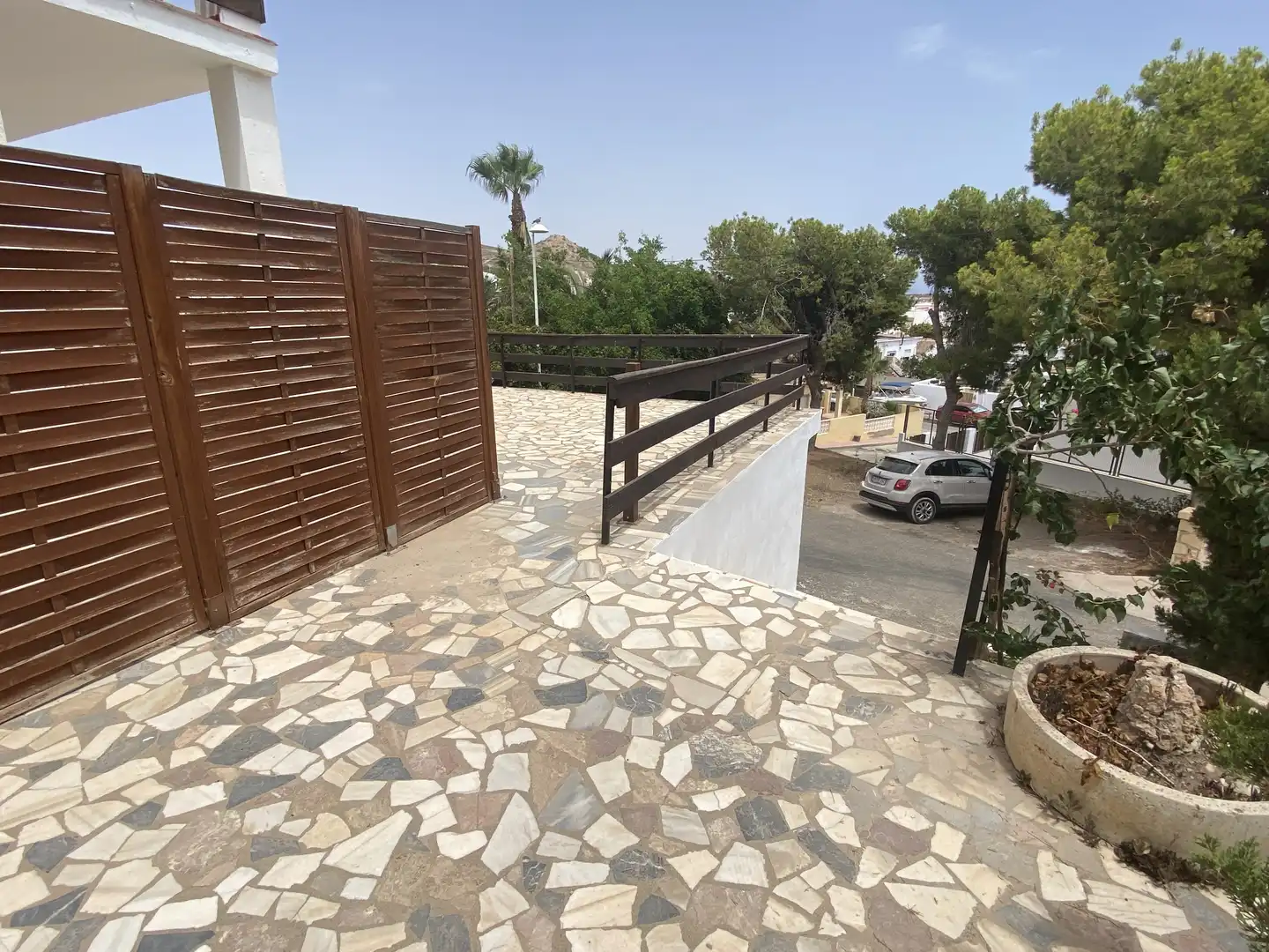 Terrasse von Einfamilien-Reihenhaus zur Miete in Pulpí mit Terrasse, Möbliert und Gemeinschaftsparkplatz