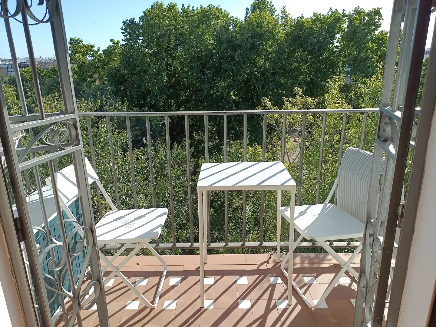 Terraza de Piso de alquiler en  Sevilla Capital con Aire acondicionado