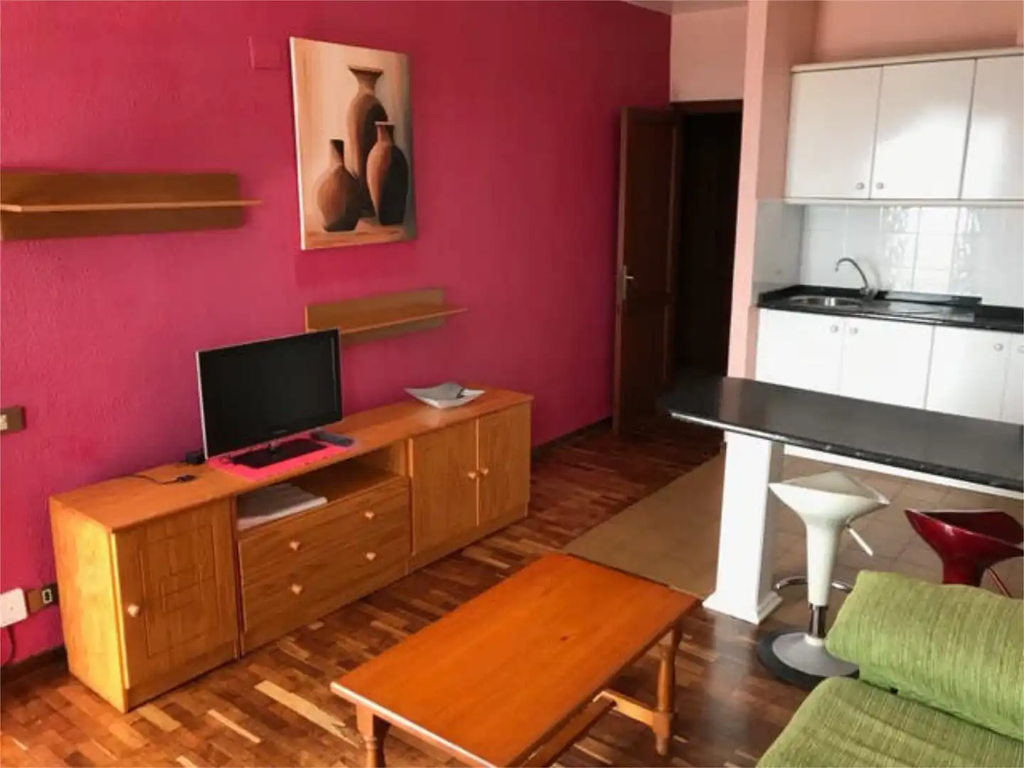 Apartamento de alquiler en Tafira Sala de estar de Apartamento de alquiler en Las Palmas de Gran Canaria con Terraza y Amueblado
