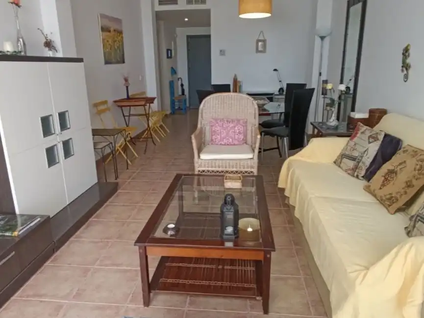Piso en venta en Calle Delfin, 1, El Playazo Sala de estar de Piso en venta en Vera con Aire acondicionado, Terraza y Piscina