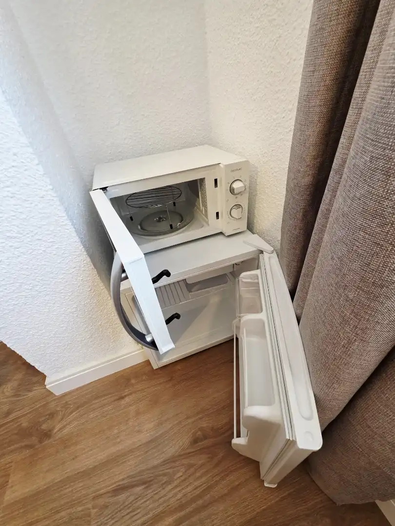 Küche von Wohnung zur untervermieten in Villarrobledo mit Klimaanlage, Parkett und Möbliert