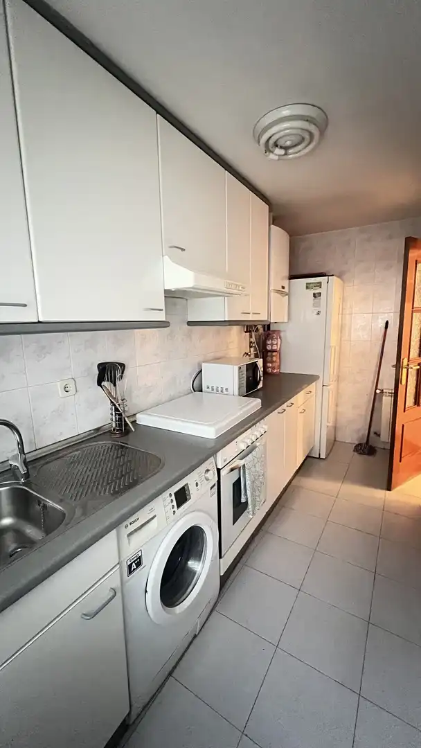 Kitchen of Flat for rent in Madrid  with Air Conditioner, Heating and Parquet flooring