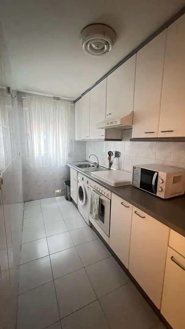 Kitchen of Flat for rent in Madrid  with Air Conditioner, Heating and Parquet flooring
