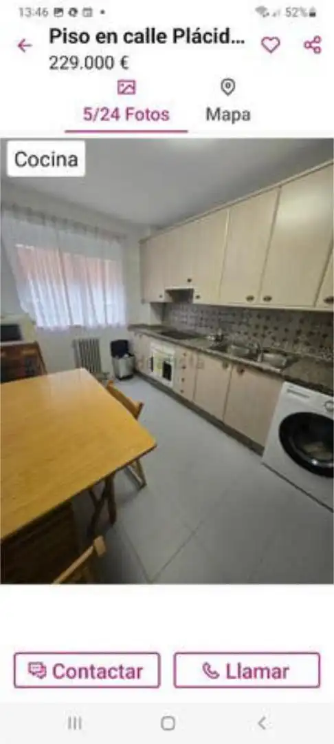Flat for rent in San Mamés - La Palomera Kitchen of Flat for rent in León Capital with Heating and Furnished