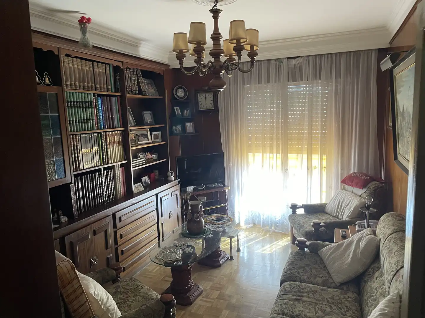 Flat for sale in Calle de Tenerife, 13, Bellas Vistas Living room of Flat for sale in Madrid Capital with Terrace and Balcony