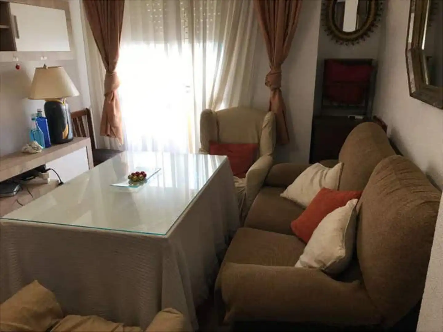 Flat for rent in Ciudad Jardín - Zoco Living room of Flat for rent in Córdoba with Terrace, Furnished and Pets allowed