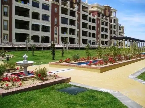 Terrace of Flat for rent in Ayamonte  with Air Conditioner, Heating and Private garden