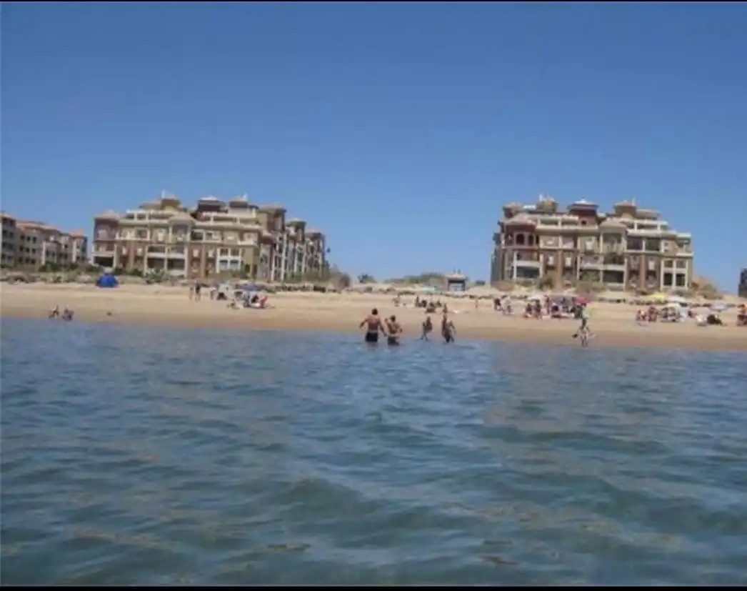 Exterior view of Flat for rent in Ayamonte  with Air Conditioner, Heating and Private garden