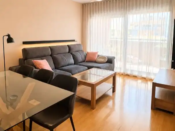 Wohnung zum Verkauf in Avenida Juan Carlos I, 113, Roquetas de Mar ciudad Wohnzimmer von Wohnung zum Verkauf in Roquetas de Mar mit Klimaanlage und Terrasse