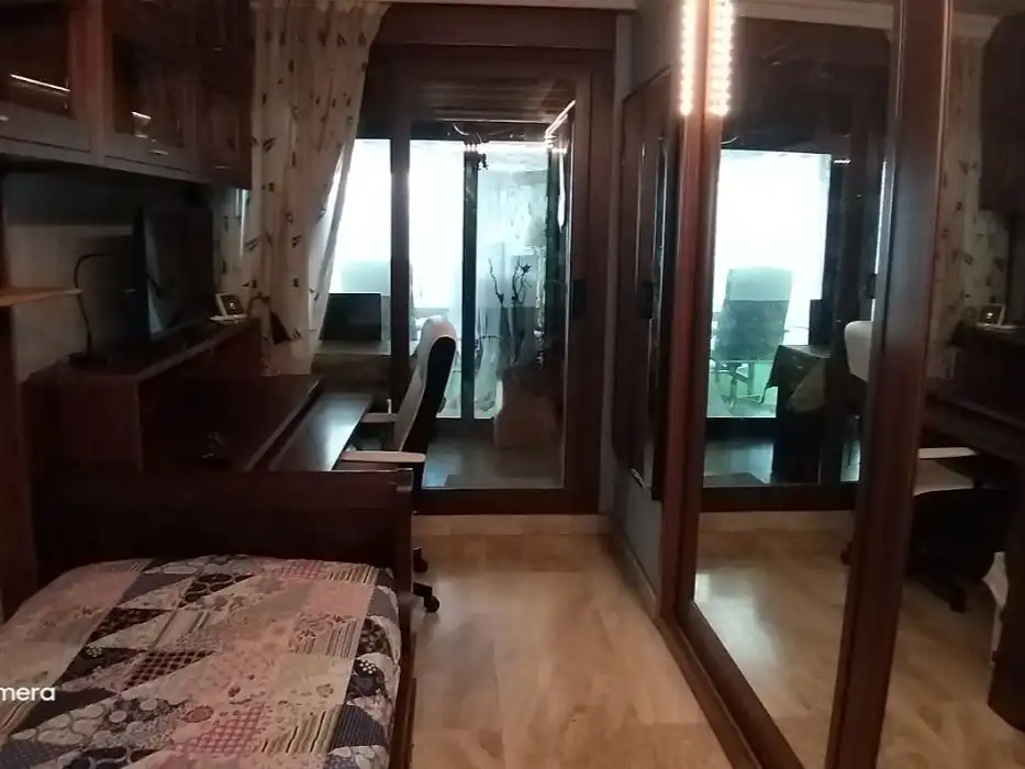 Study for rent in Calle del Campo de Gomara, 4, Parque Alameda - Paula López Bedroom of Study for rent in Valladolid with Air Conditioner, Heating and Parquet flooring