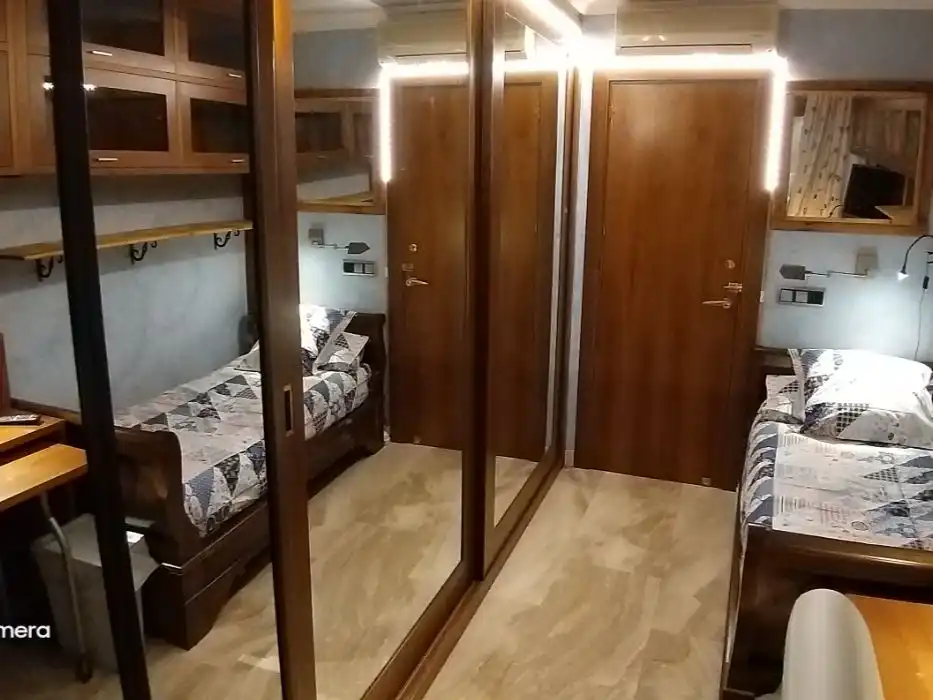 Study for rent in Calle del Campo de Gomara, 4, Parque Alameda - Paula López Bedroom of Study for rent in Valladolid with Air Conditioner, Heating and Parquet flooring