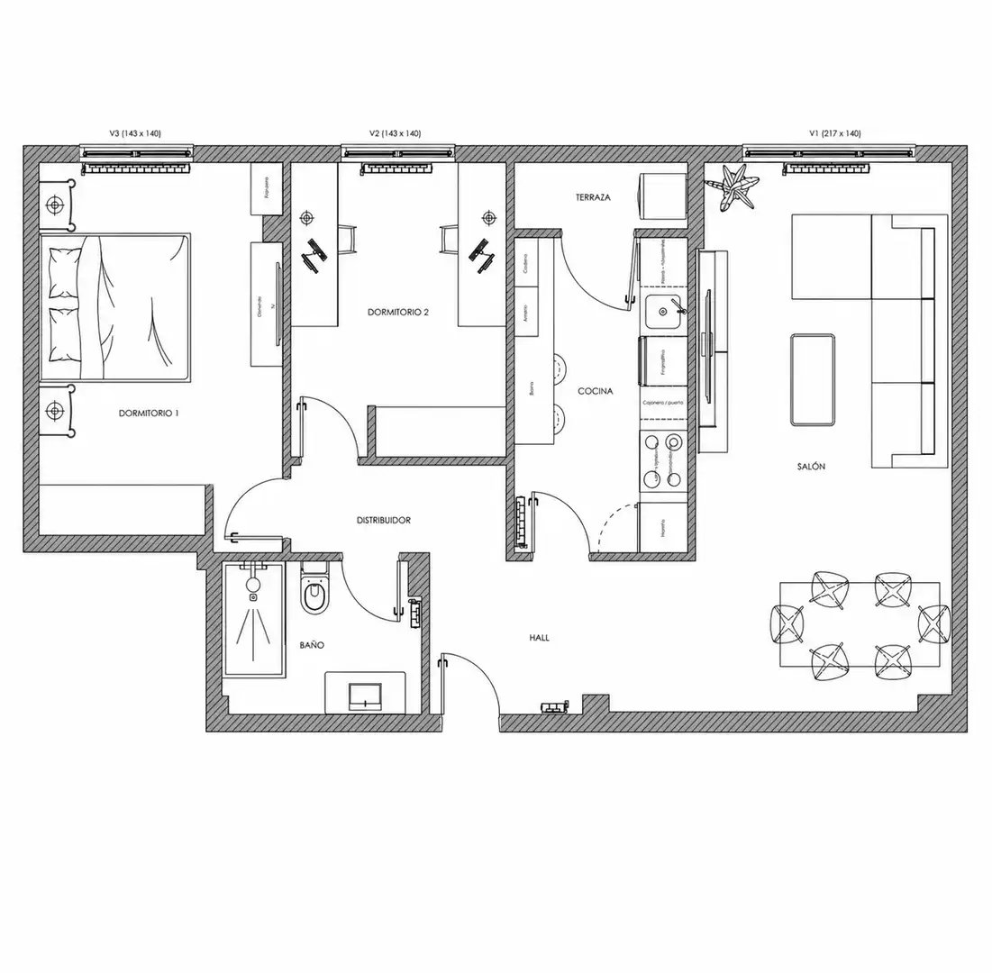 Wohnung zum Verkauf in Calle Paso, 3, San Andrés del Rabanedo Wohnung zum Verkauf in San Andrés del Rabanedo mit Terrasse