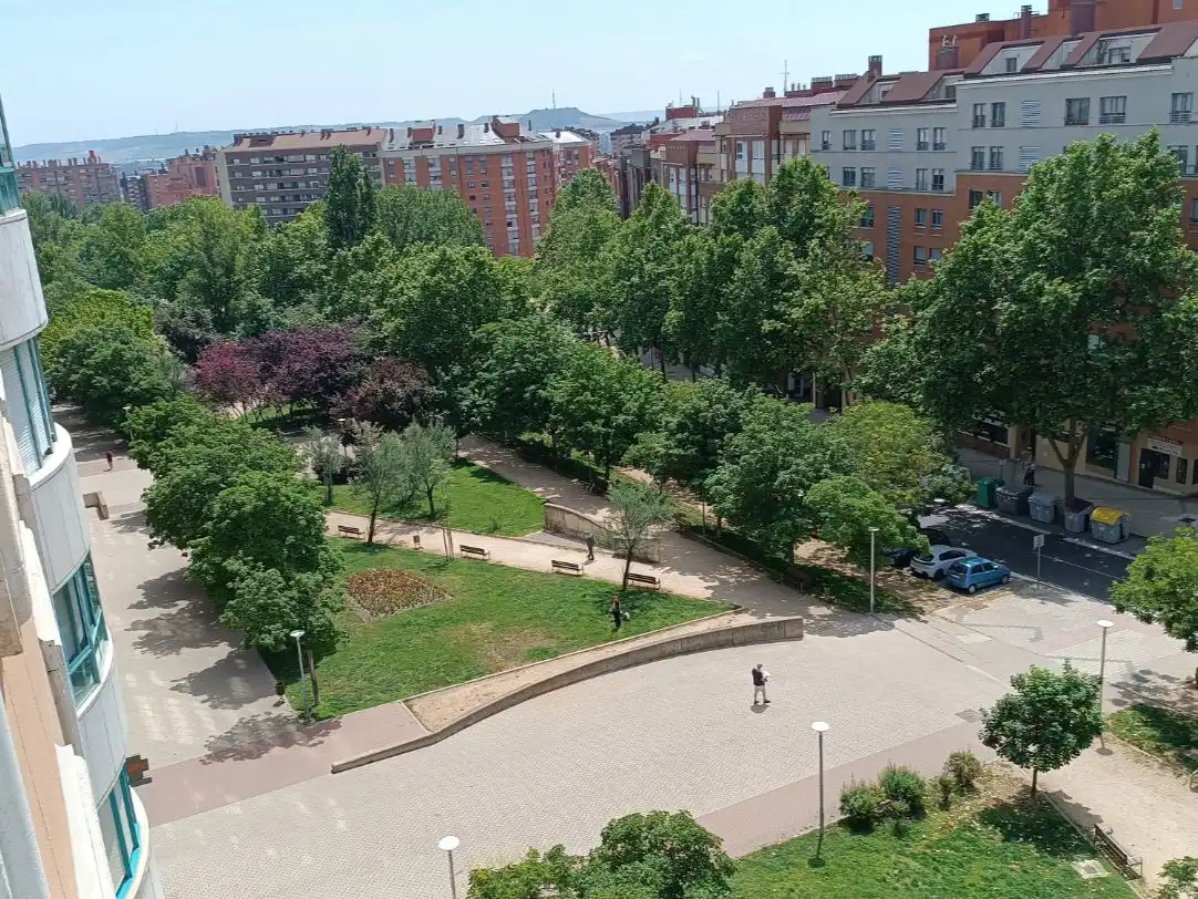 Vista exterior de Piso en venta en Valladolid Capital con Piscina