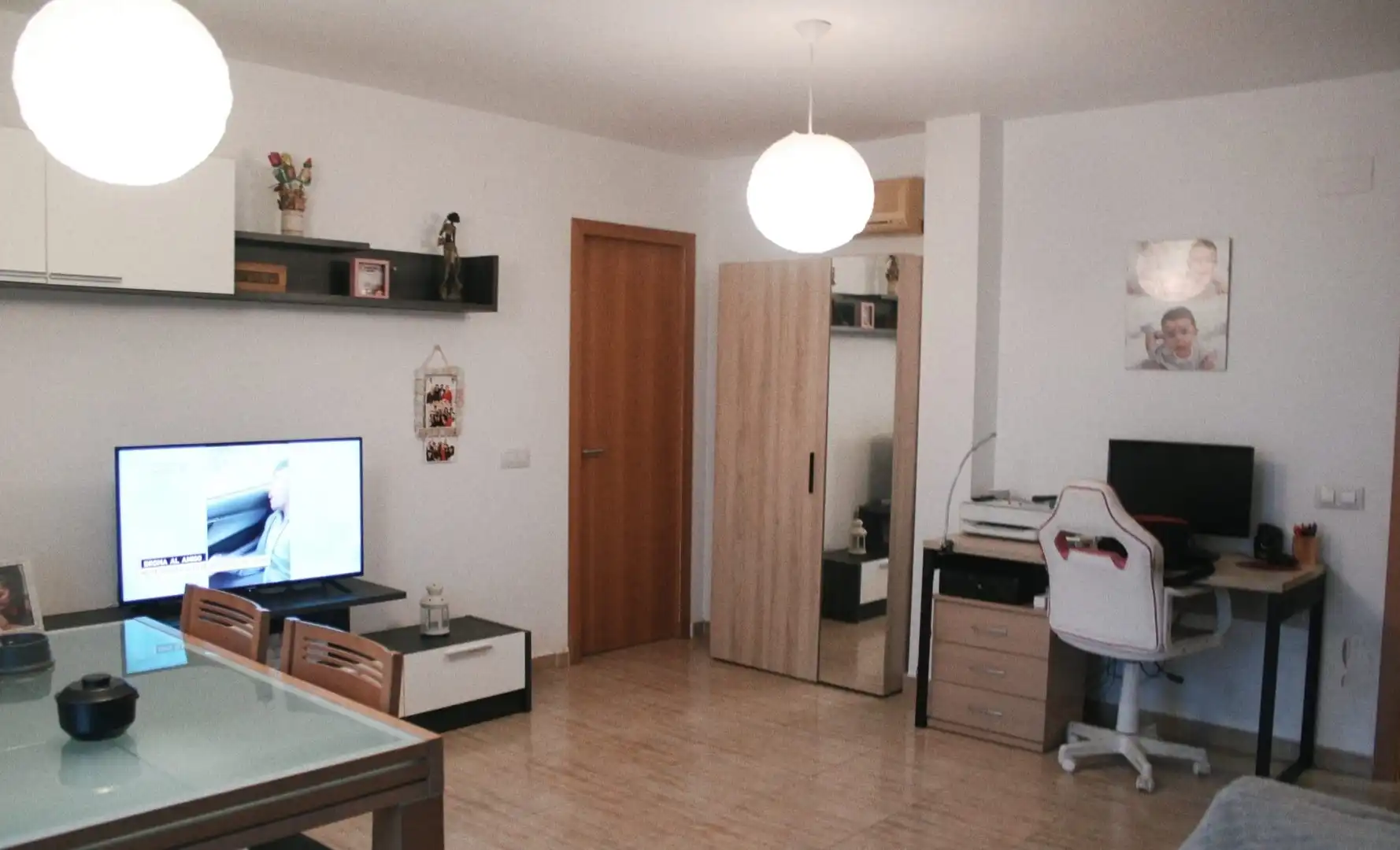 Sala de estar de Piso en venta en Montbrió del Camp con Aire acondicionado, Trastero y Parking comunitario