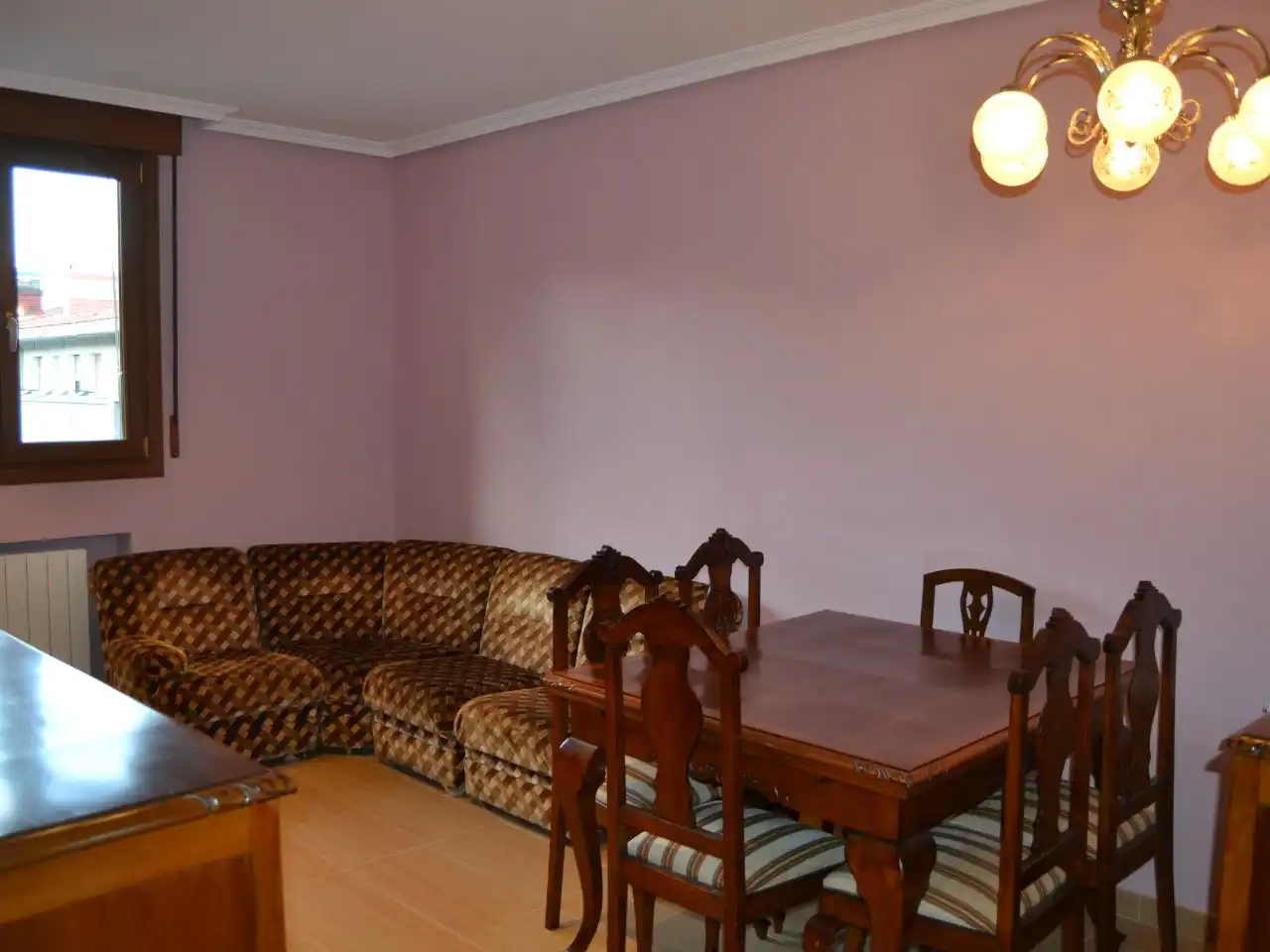 Sala de estar de Piso de alquiler en Bilbao  con Calefacción, Jardín privado y Amueblado