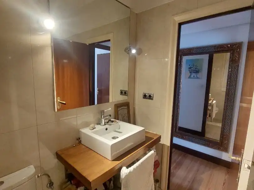 Flat for sale in Usategui Bathroom of Flat for sale in Getxo with Heating, Parquet flooring and Terrace