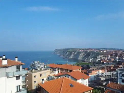 Flat for sale in Usategui Exterior view of Flat for sale in Getxo with Heating, Parquet flooring and Terrace
