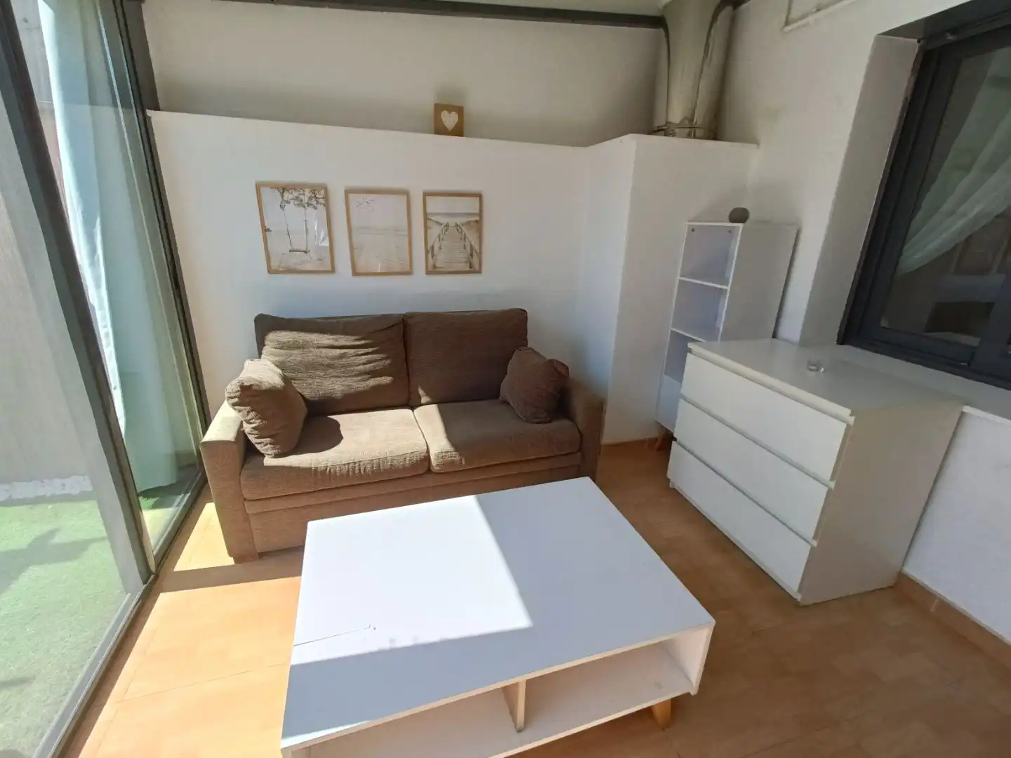 Flat for sale in Carrer la Cort, 15, Secà de Sant Pere Living room of Flat for sale in Lleida Capital with Air Conditioner, Terrace and Balcony