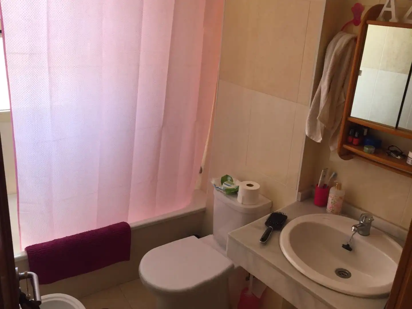 Zimmer in Avenida Dolores Rodríguez de Aragón, 3, El Cónsul - Ciudad Universitaria - El Romeral Badezimmer von Wohnung zur untervermieten in Málaga mit Klimaanlage, Heizung und Parkett