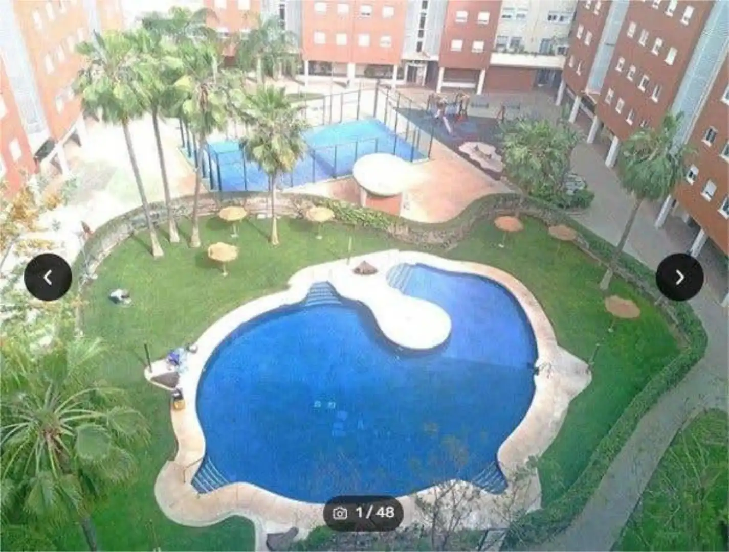 Flat for rent in Martín Carpena - Torre del Río Swimming pool of Flat for rent in Málaga with Heating, Private garden and Terrace