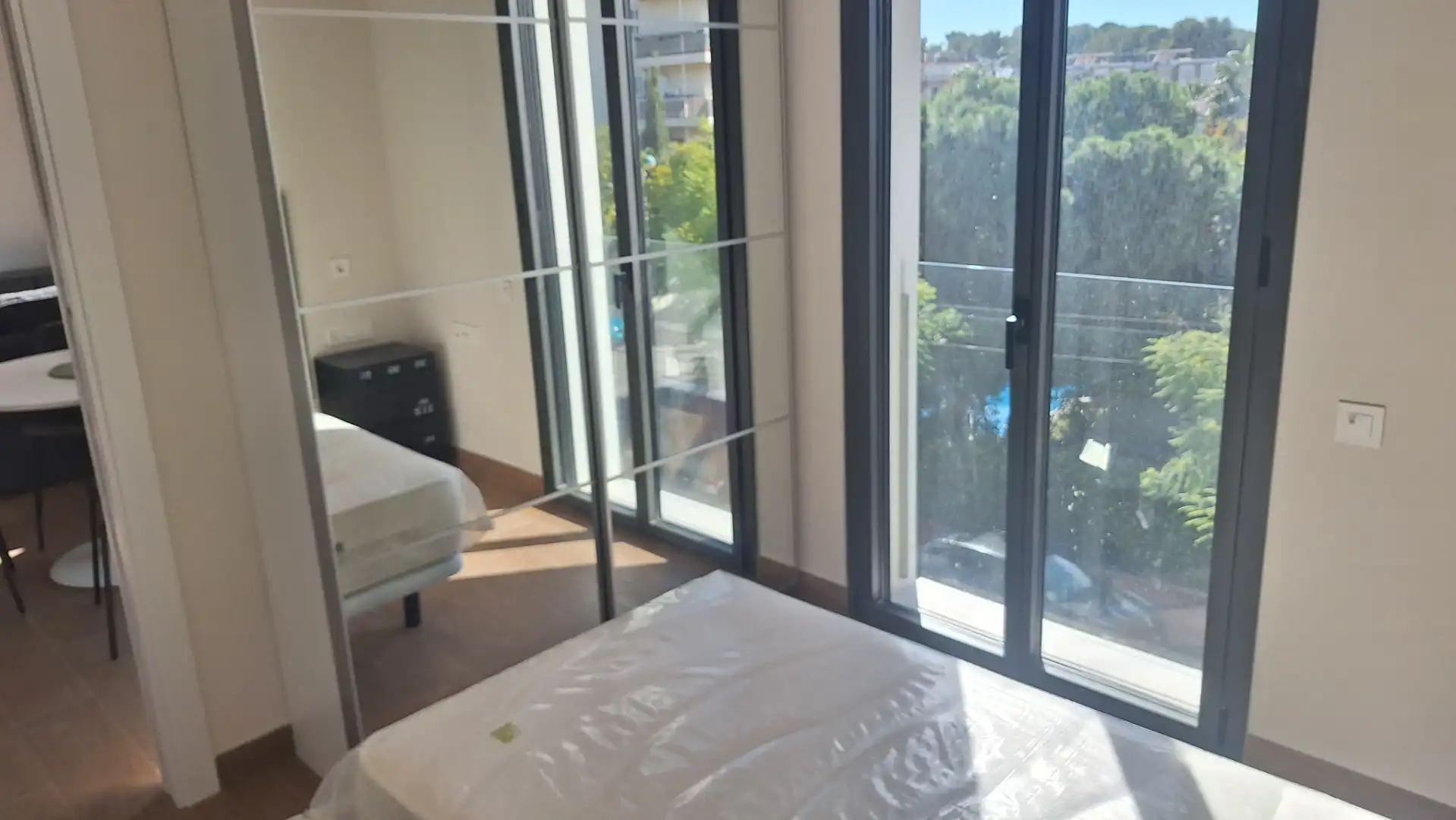 Wohnung zur Miete in Passeig de Sant Dídac, 10, Vallpineda - Santa Bàrbara Schlafzimmer von Wohnung zur Miete in Sitges mit Parkett, Abstellraum und Möbliert