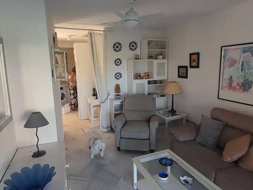 Apartament de lloguer a Avenida de Islantilla, 1, Islantilla Costa Sala d'estar de Apartament de lloguer en Islantilla amb Calefacció, Jardí privat i Terrassa