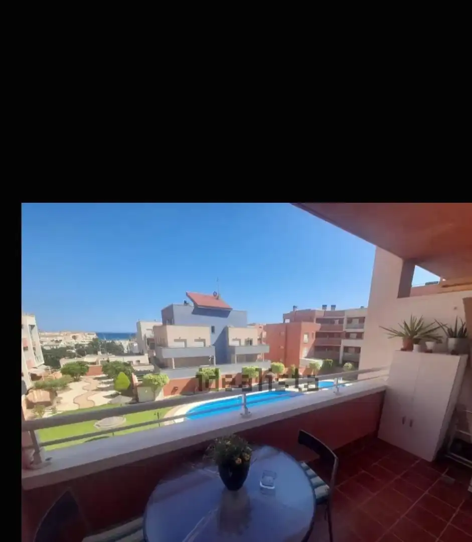 Apartament de lloguer a Calle Brasilia, 4, El Sabinar – Urbanizaciones – Las Marinas – Playa Serena Terrassa de Apartament de lloguer en Roquetas de Mar amb Parquet, Terrassa i Piscina