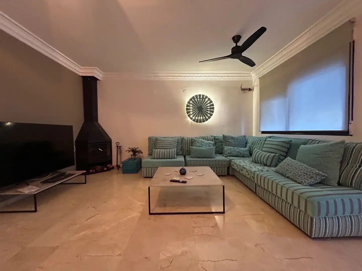 Casa o chalet en venta en Carrer del Comtat, 54, Playa de Gandia Sala de estar de Casa o chalet en venta en Gandia con Aire acondicionado, Terraza y Balcón