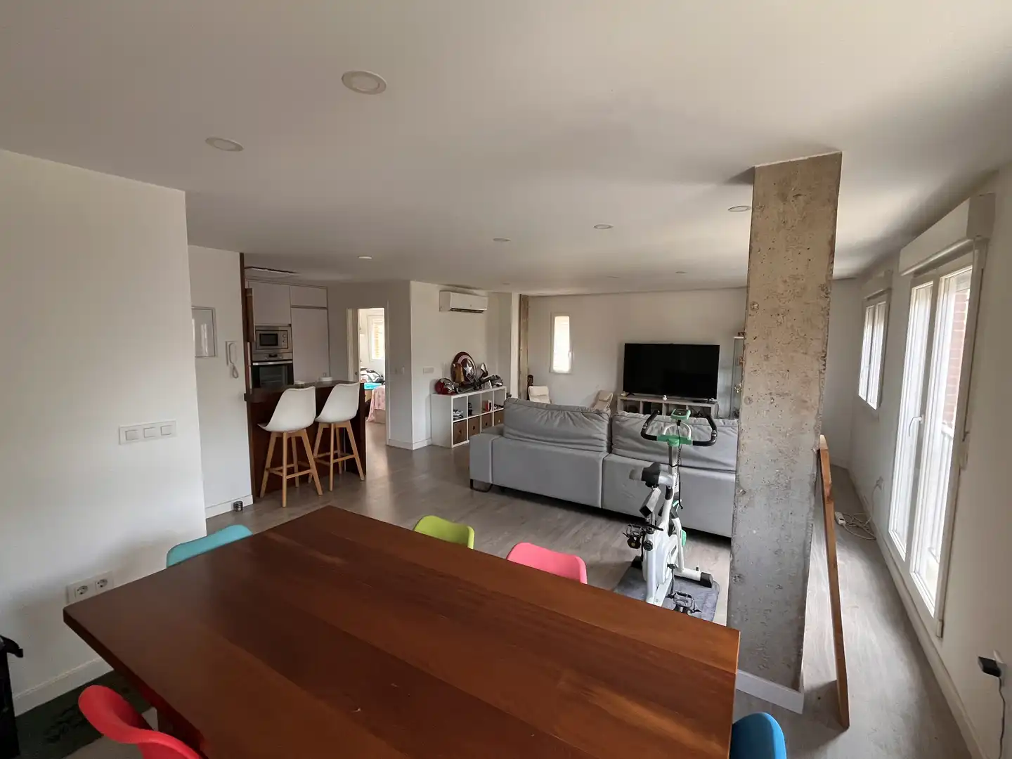 Wohnzimmer von Wohnung zum Verkauf in La Unión mit Klimaanlage und Terrasse