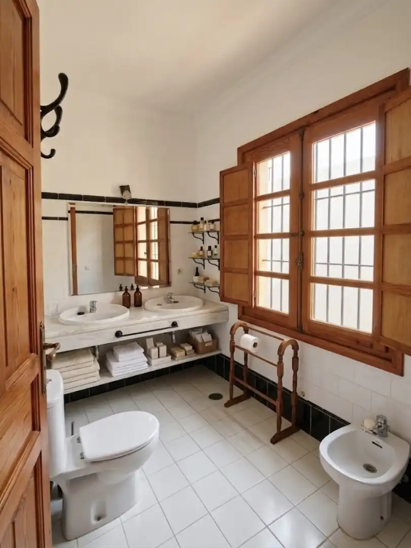 Houses for sale in Avenida del Santiscal, 269, Arcos de la Frontera Bathroom of Houses for sale in Arcos de la Frontera with Terrace and Balcony