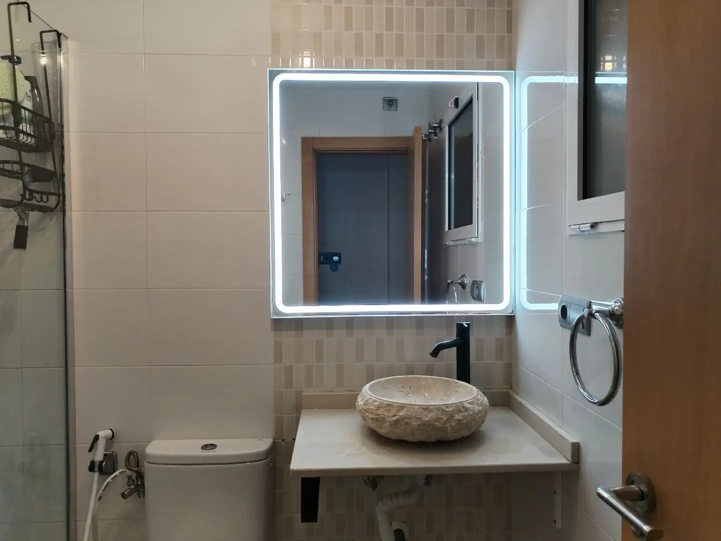 Badezimmer von Wohnung zur Miete in Torrevieja mit Klimaanlage, Heizung und Terrasse
