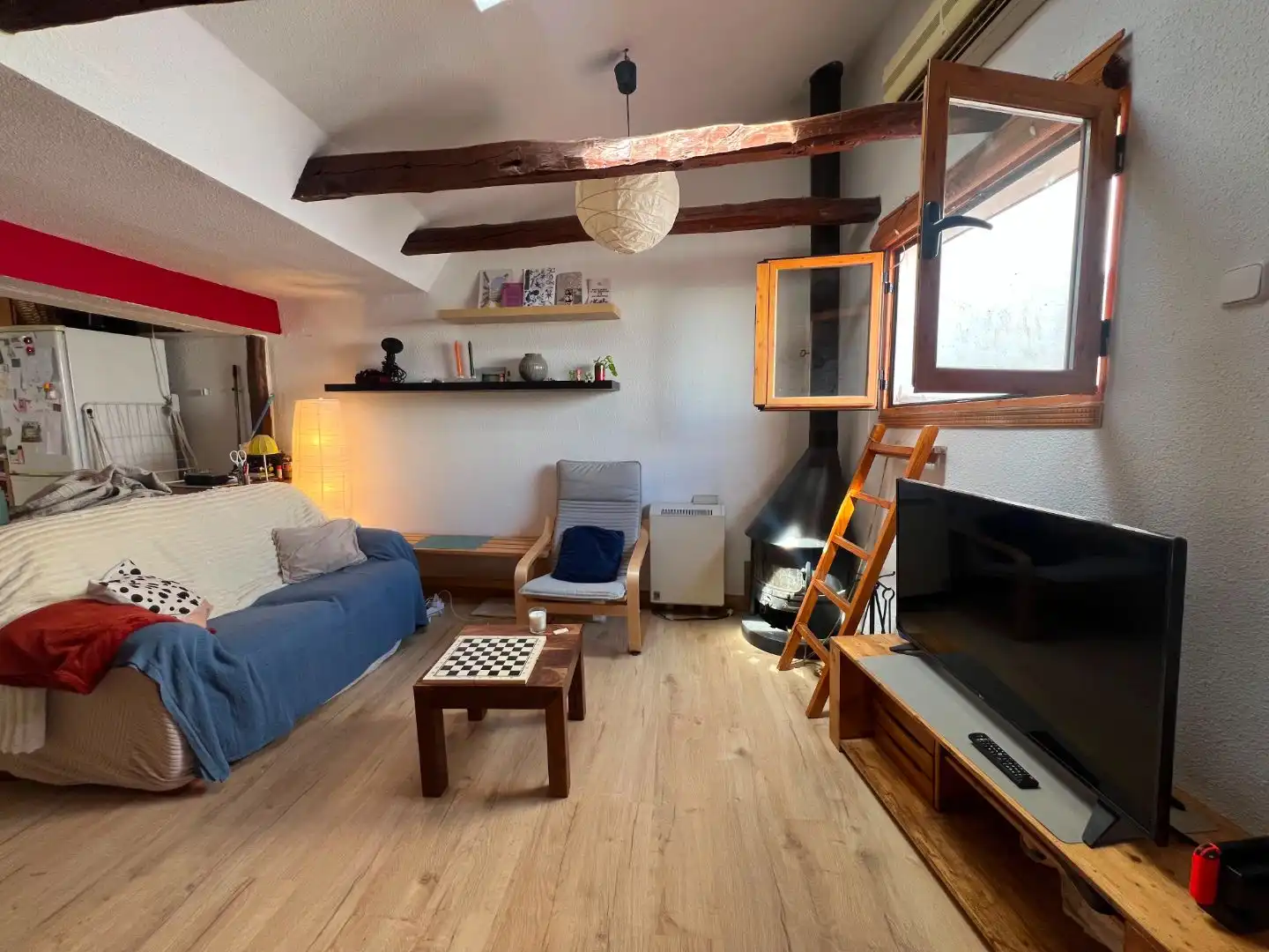 Apartamento de alquiler en Calle de San Bartolomé, 22, Justicia - Chueca Sala de estar de Apartamento de alquiler en Madrid con Aire acondicionado, Calefacción y Parquet