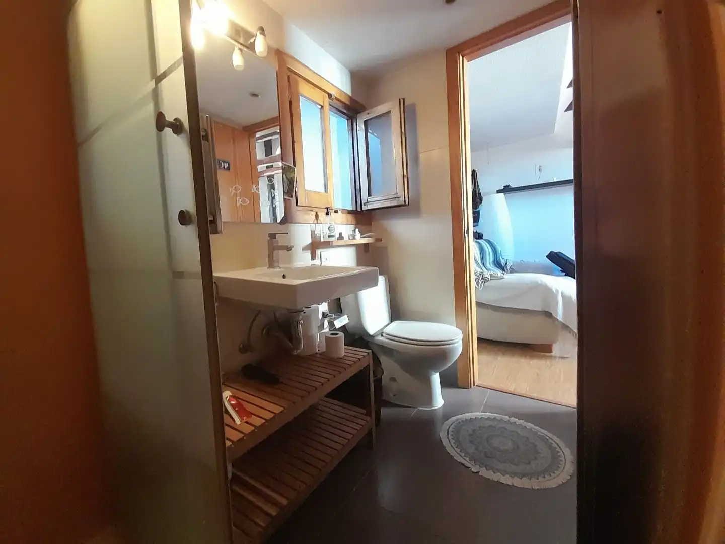 Apartamento de alquiler en Calle de San Bartolomé, 22, Justicia - Chueca Baño de Apartamento de alquiler en Madrid con Aire acondicionado, Calefacción y Parquet