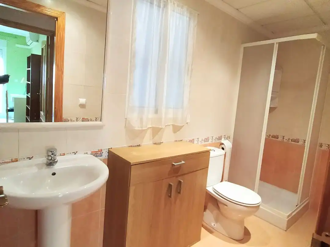 Room in Calle San Pascual, 55, Norte Bathroom of Flat for share in San Vicente del Raspeig / Sant Vicent del Raspeig with Air Conditioner, Furnished and Balcony