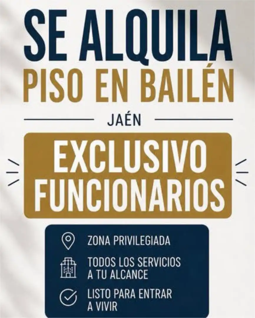 Piso de alquiler en Bailén Piso de alquiler en Bailén