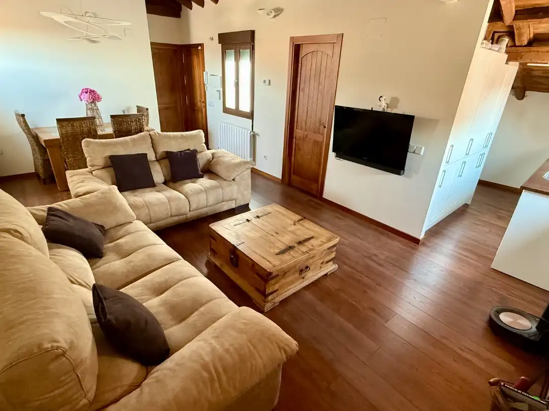 Sala de estar de Piso de alquiler en Segovia con Aire acondicionado, Calefacción y Parquet