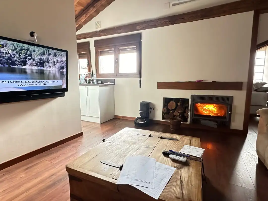 Sala de estar de Piso de alquiler en Segovia con Aire acondicionado, Calefacción y Parquet
