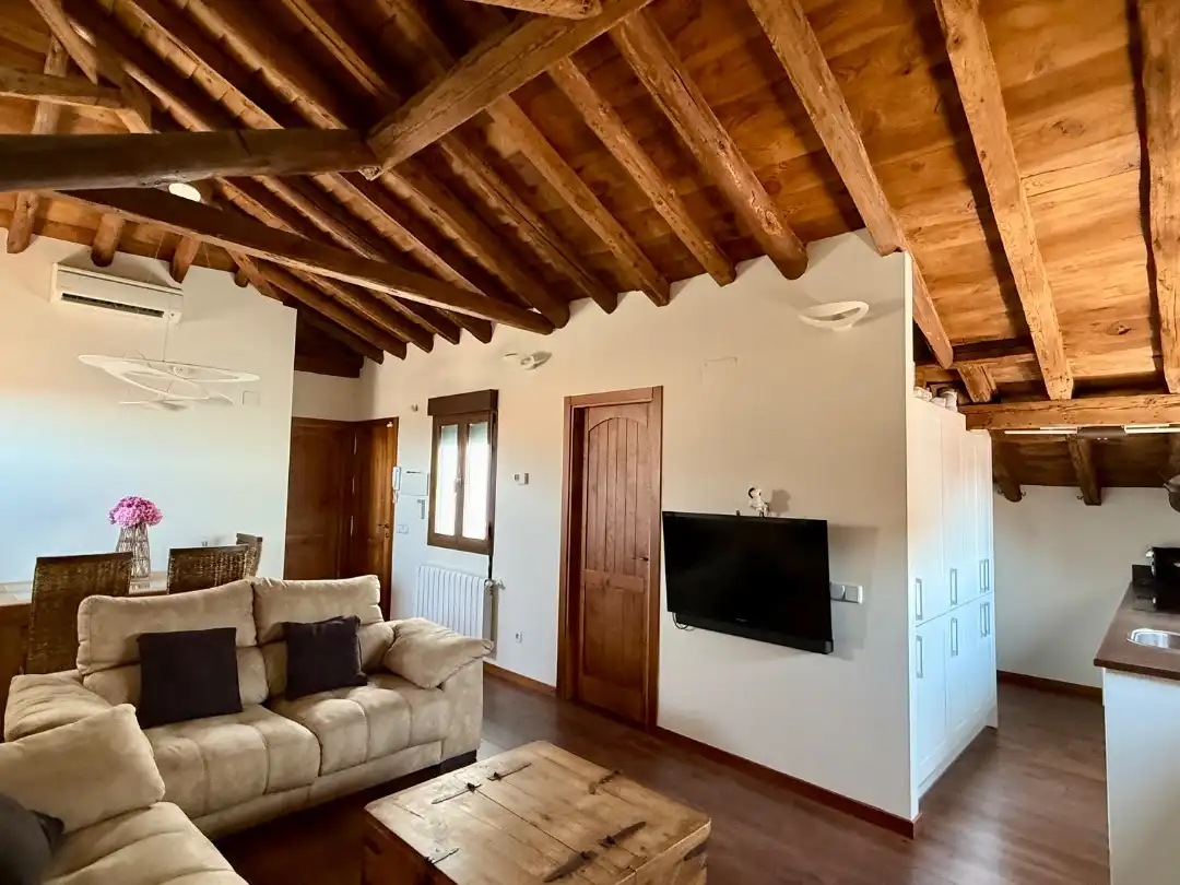 Sala de estar de Piso de alquiler en Segovia con Aire acondicionado, Calefacción y Parquet