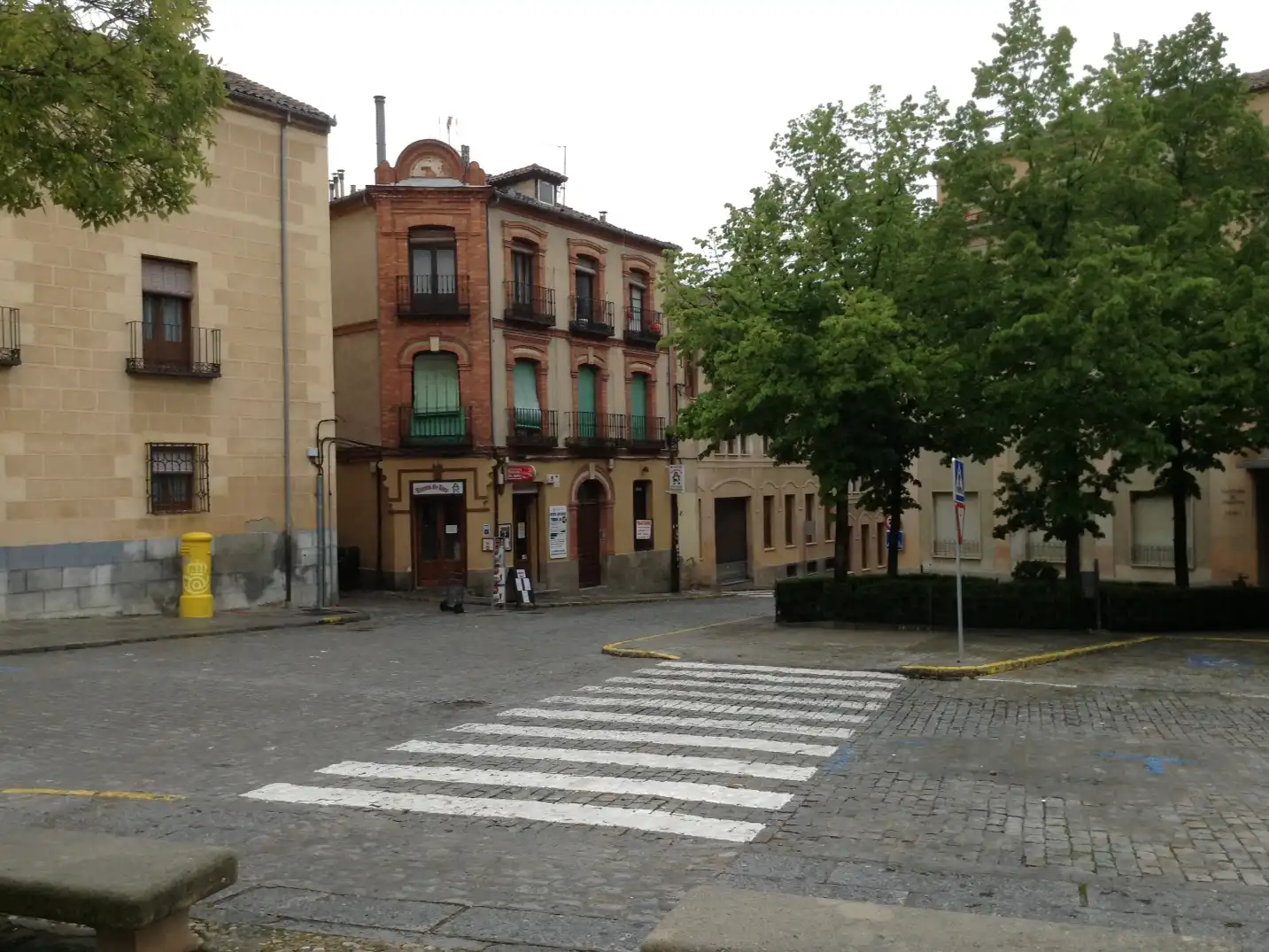 Vista exterior de Piso de alquiler en Segovia con Aire acondicionado, Calefacción y Parquet