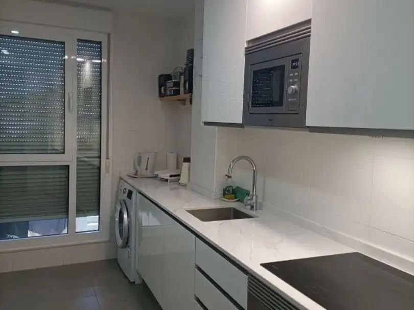 Flat for sale in Calle de la Galana, 49, Pinar del Jalón Kitchen of Flat for sale in Valladolid Capital with Terrace, Swimming Pool and Balcony