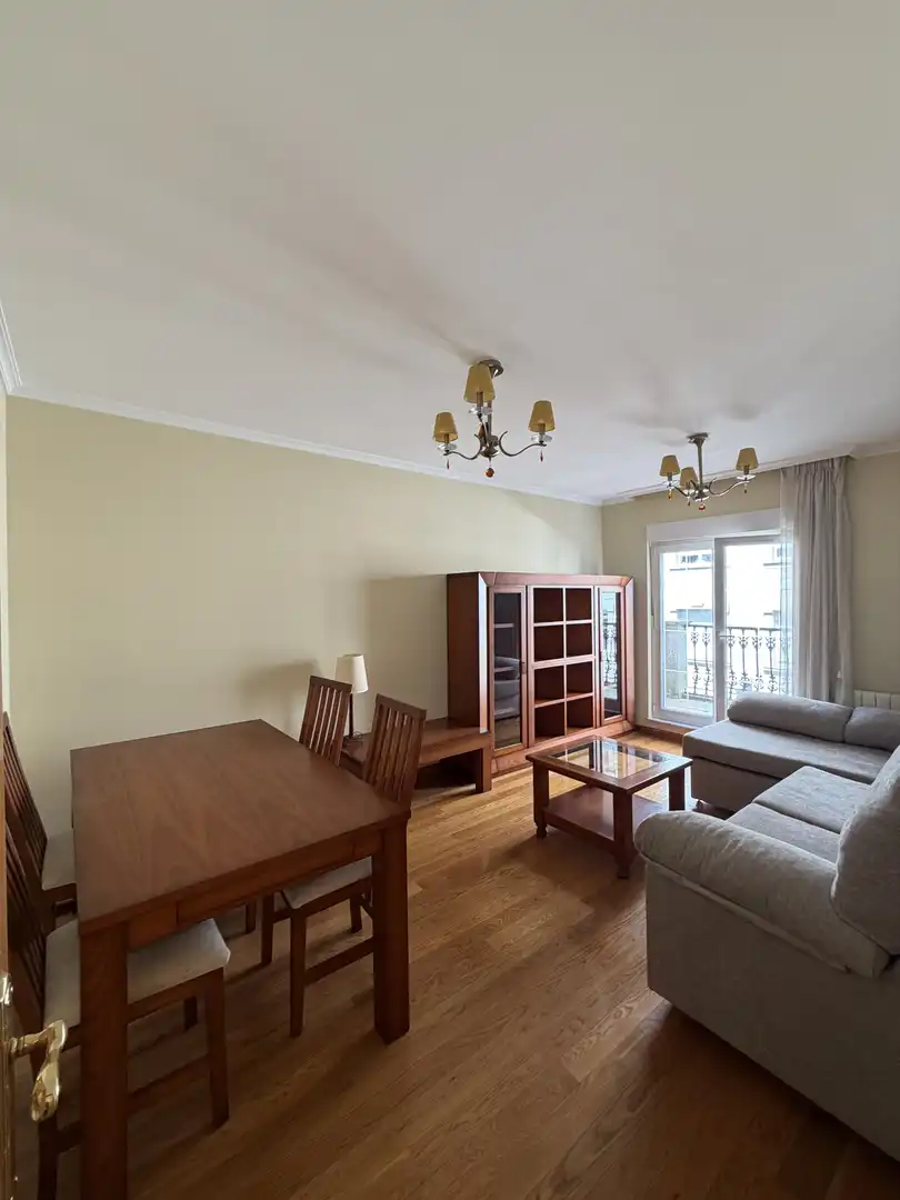Flat for rent in Rúa Doutor Xermán Alonso Hortas, 23, Recatelo - O Carme Living room of Flat for rent in Lugo with Heating, Parquet flooring and Terrace